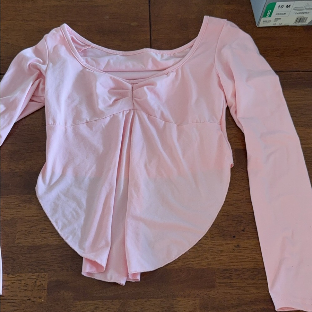 Pink Long Sleeve Top